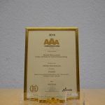 Peštan company obtained a Golden certificate of Creditworthiness Rating 1