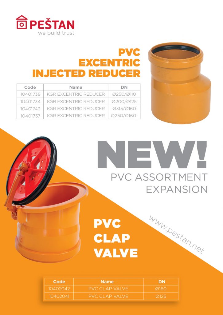 PVC Assortment expansion Peštan