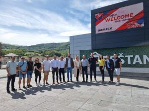 Representatives of the Samtek company visited Peštan 1